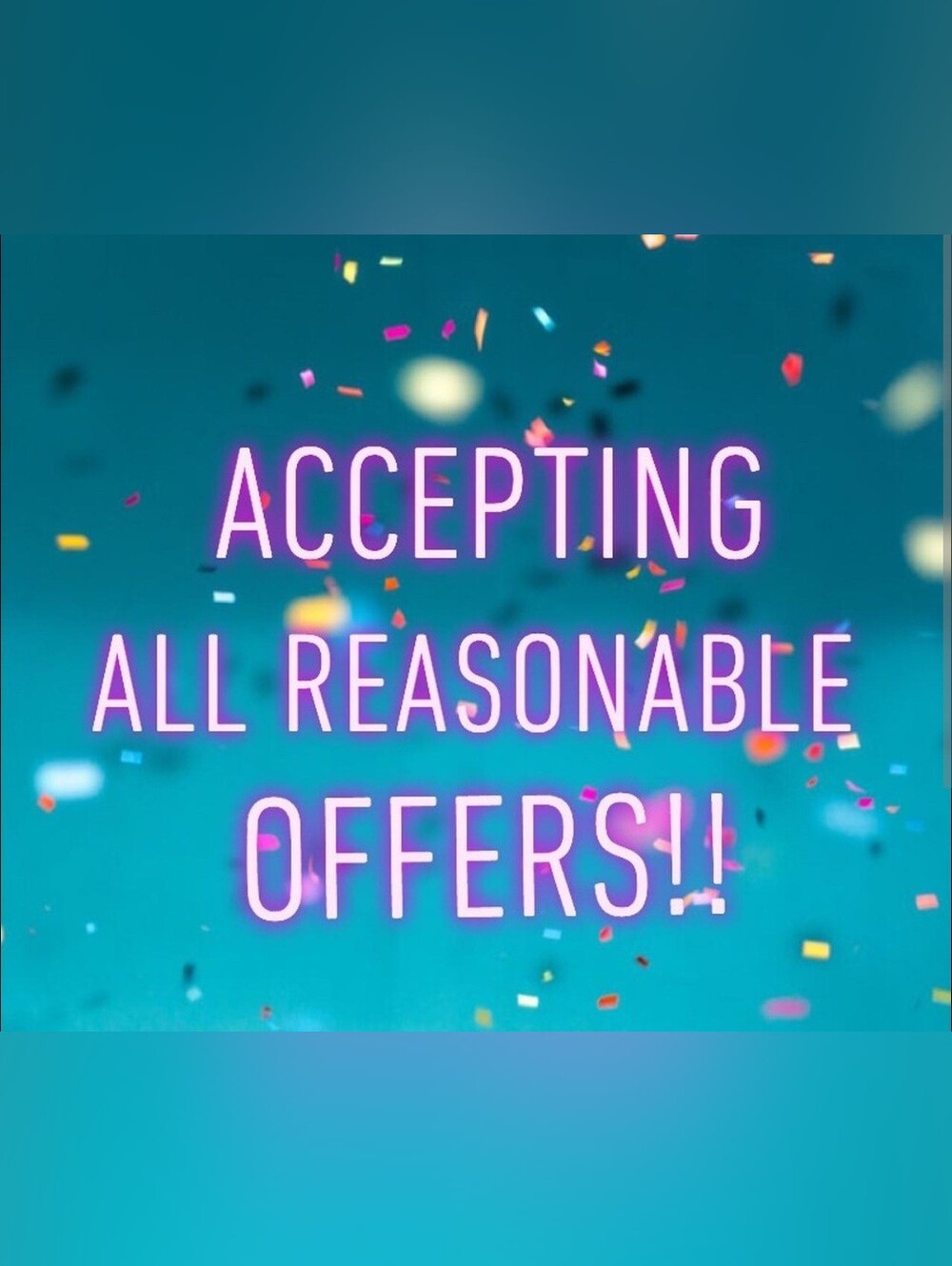 Free To Make Reasonable Offers.